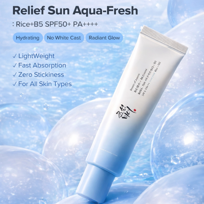 Beauty Of Joseon Relief Sun Aqua-Fresh Rice + B5 (SPF50+ PA++++) - 50ml 3 Beauty Of Joseon Relief Sun Aqua-Fresh Rice + B5 (SPF50+ PA++++) - 50ml 3