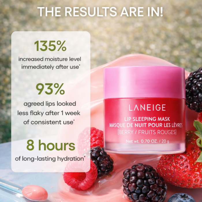 Laneige Lip Sleeping Mask - Berry 20g 3 Laneige Lip Sleeping Mask - Berry 20g 3