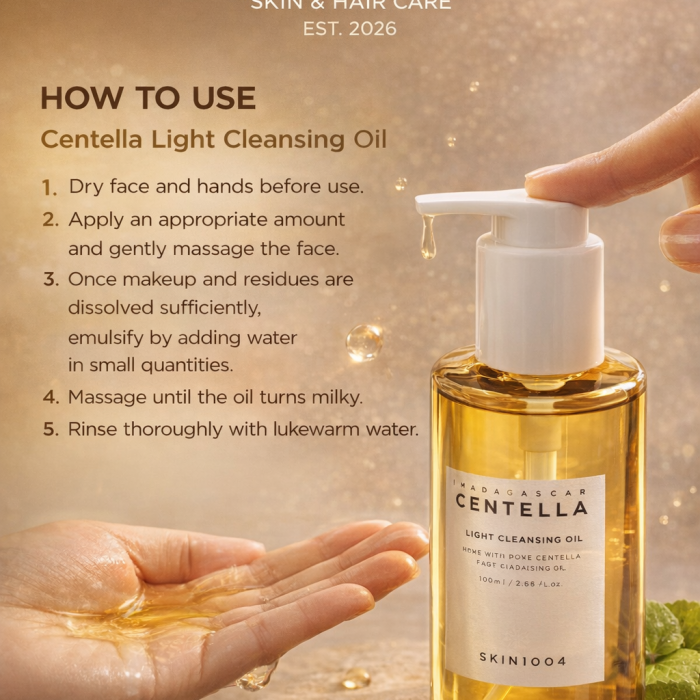 SKIN1004 Madagascar Centella Light Cleansing Oil 30ml 3 SKIN1004 Madagascar Centella Light Cleansing Oil 30ml 3